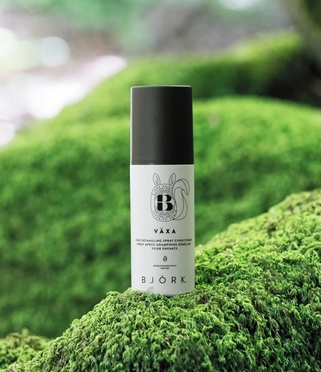 Le Växa Kids Detangling Spray de Björk est un soin démêlant sans rinçage pour enfants qui hydrate et facilite le coiffage sans alourdir les cheveux.