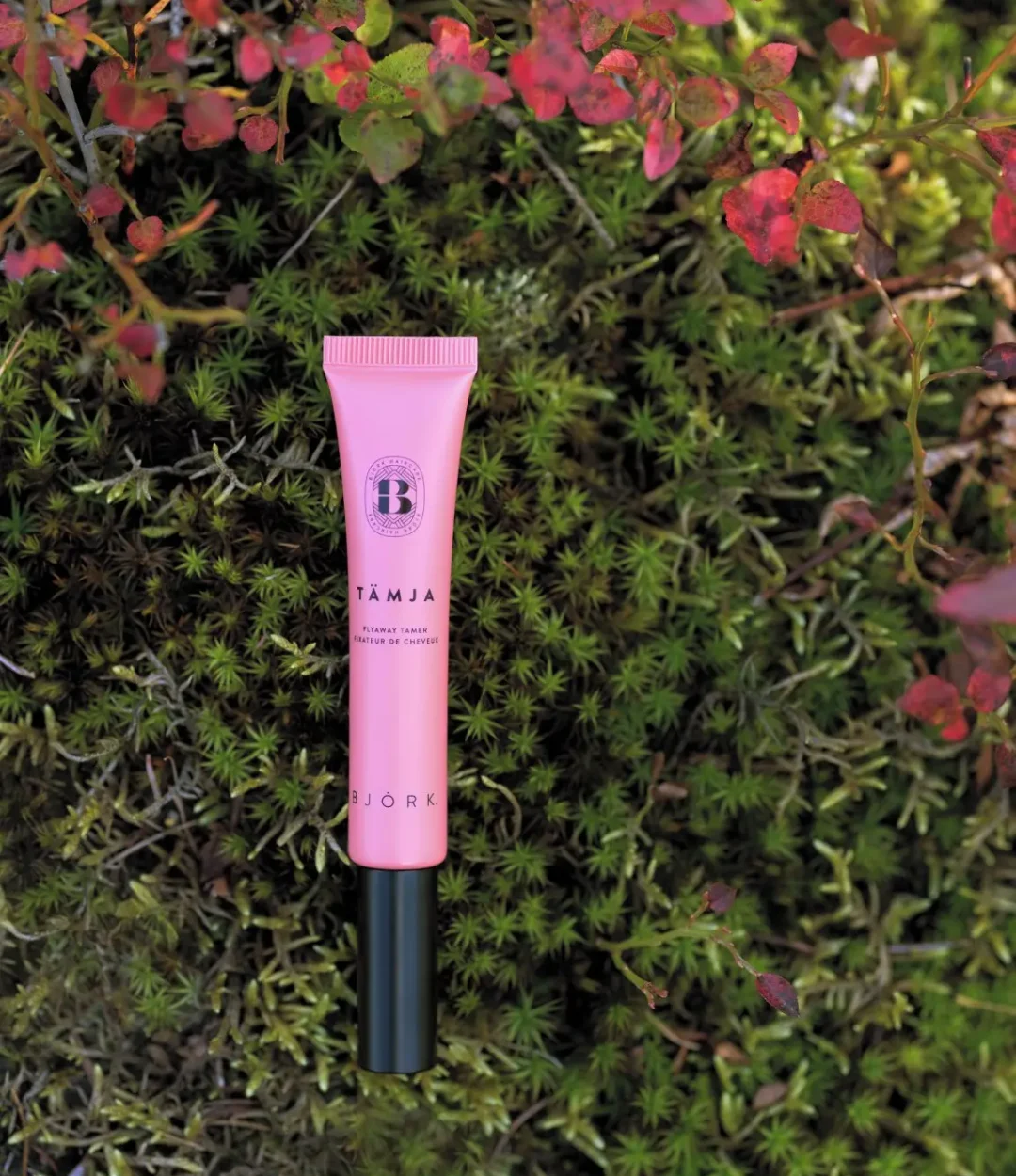 Le Tämja Flyaway Tamer de Björk est un mascara de finition qui discipline instantanément les petits cheveux rebelles (frisottis et "flyaways") pour un lissage net et brillant.