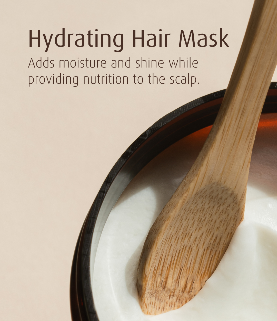 Le masque hydratant qui apporte douceur, brillance et nutrition au cuir chevelu. Un soin profond pour des cheveux visiblement transformés.